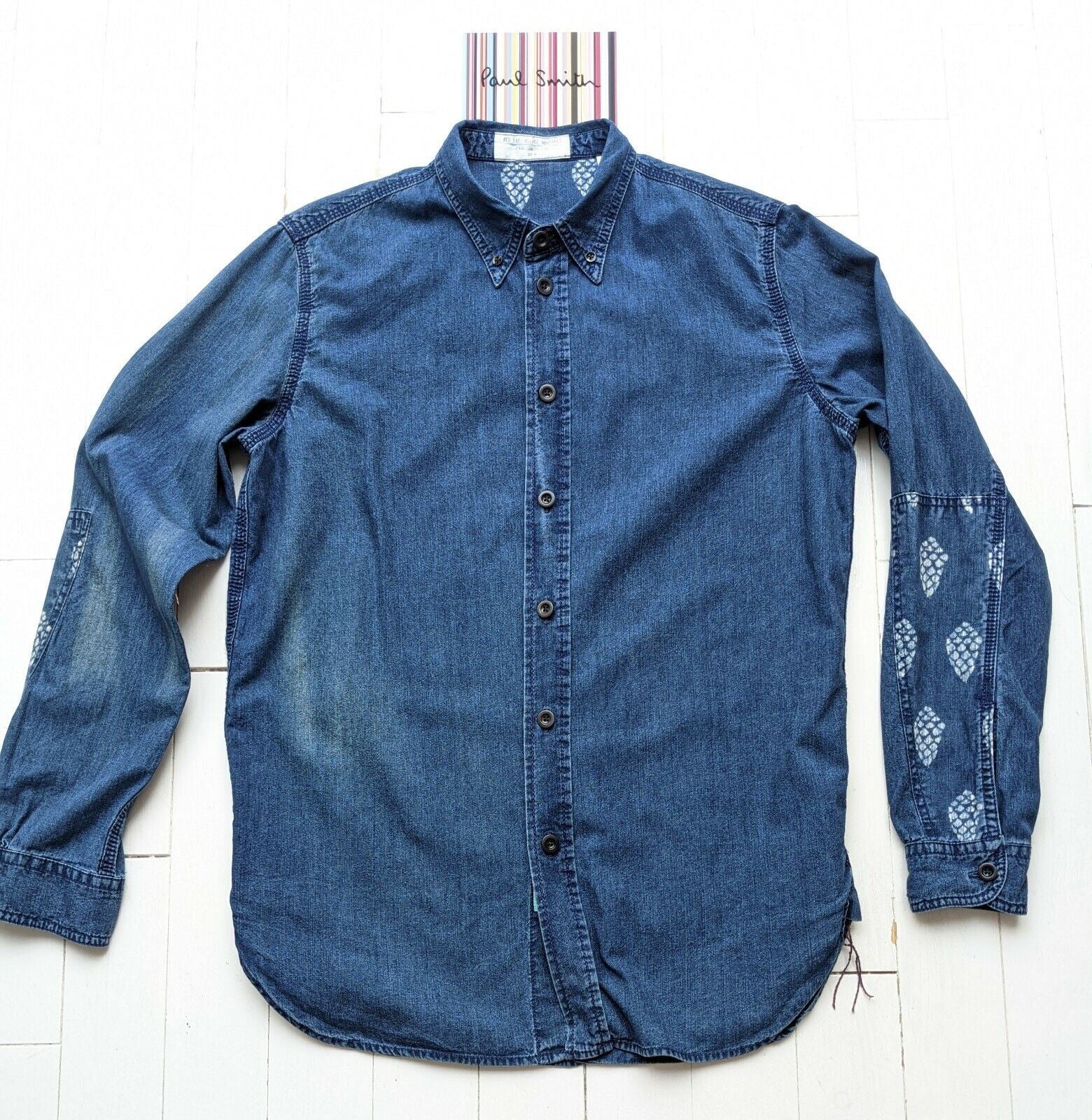 Paul Smith RED EAR ART DENIM SHIRT | www.architoile.com